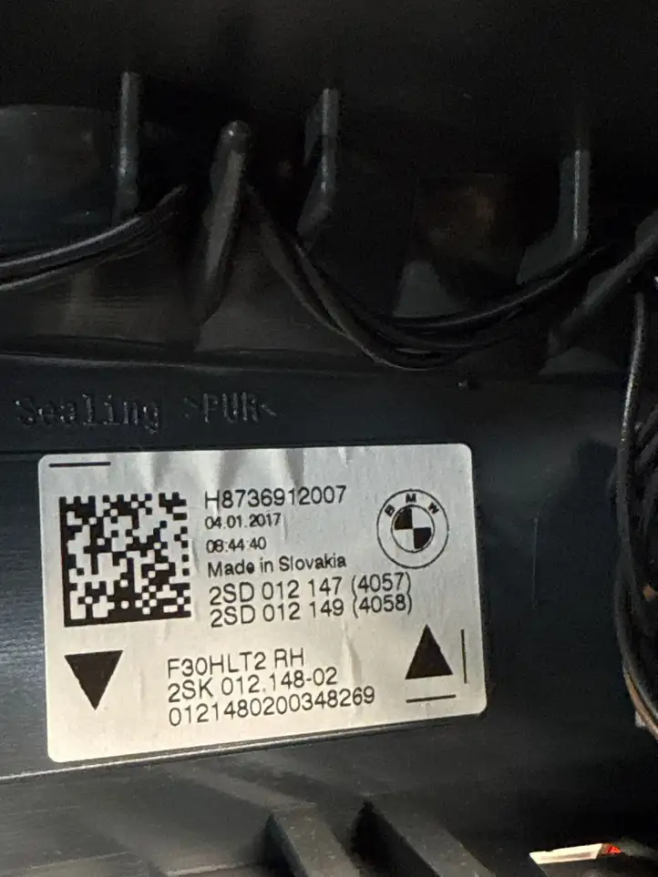 BMW 3 F30 F35 F31 (2012 - 2018) 7736911907 Комплект задних фонарей — фото 3