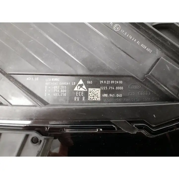 Audi Q8 (2018 - ) 4M8.941.040 Передняя фара — фото 7