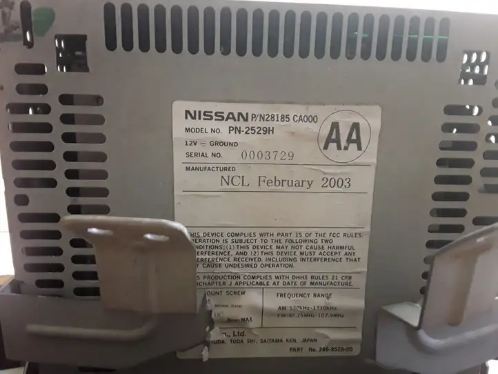 Nissan Murano Z50 (2002 - 2008) PN2529H Магнитола / мультимедийная система — фото 3