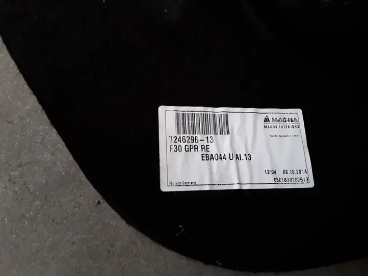 BMW 3 F30 F35 F31 (2012 - 2018) 724629613 Боковая обшивка багажника — фото 2