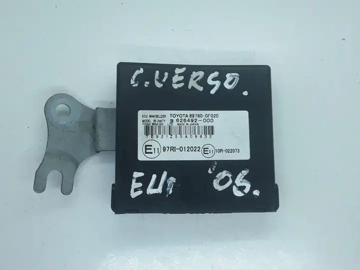 Toyota Corolla Verso E121 (2004 - 2007) 897800F020 Блок иммобилайзера — фото 1