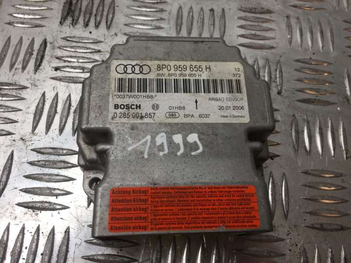 8P0959655H Audi A3 S3 8P Oro pagalvių valdymo blokas