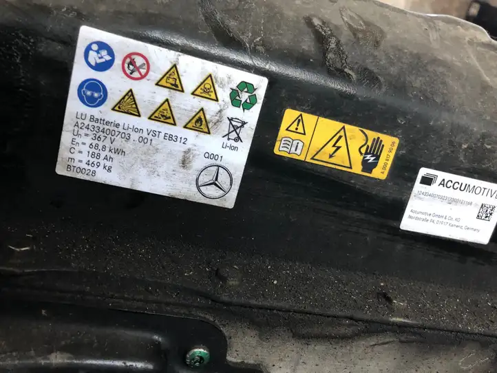 Mercedes-Benz EQA (2021 - ) A7893433320 Аккумулятор гибридного / электрического автомобиля — фото 2