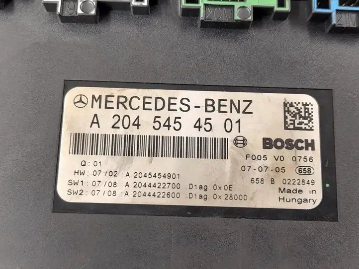 Mercedes-Benz C W204 (2007 - 2014) Блок предохранителей (комплект) — фото 5