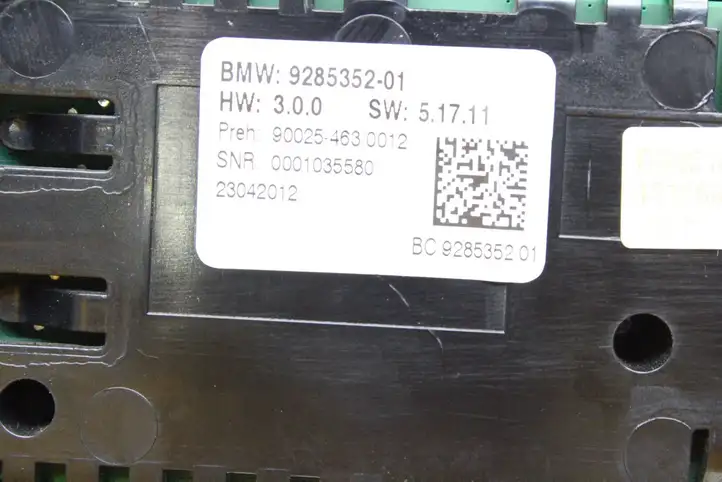 BMW 6 F12 F13 (2010 - 2018) 9285352 Управление климат контролем — фото 10