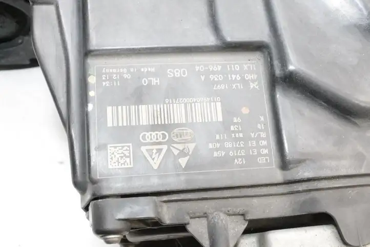 Audi A8 S8 D4 4H (2013 - 2017) 4H0941329A Передняя фара — фото 2