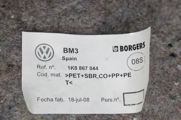 Volkswagen Scirocco (2008 - 2014) 1K8867044AR Прочие детали салона — фото 4
