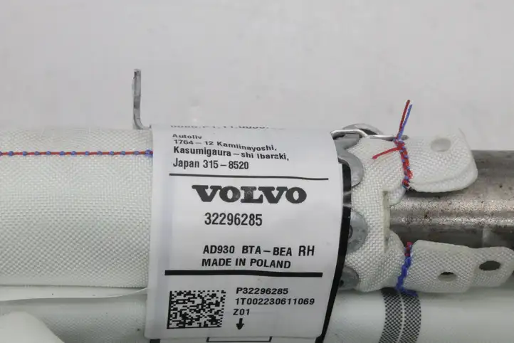 Volvo XC40 (2017 - ) 32296285 Боковая подушка безопасности шторка — фото 7