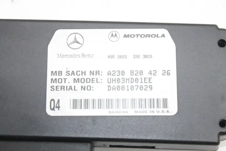 Mercedes-Benz SL R230 (2001 - 2012) A2308204226 Блок GSM — фото 8