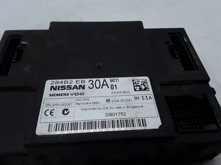 Nissan Navara D40 (2004 - 2015) 284B2EB30A Модуль комфорта — фото 2