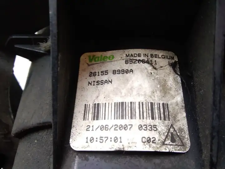 Nissan Qashqai (2006 - 2010) 261558990A Передняя противотуманная фара — фото 2