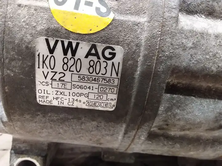 Volkswagen PASSAT B6 (2005 - 2010) 1K820803N Компрессор (насос) кондиционера воздуха — фото 2