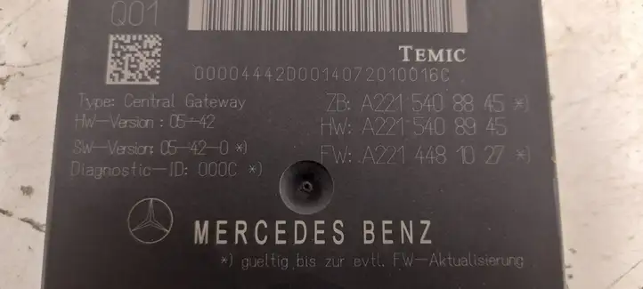 Mercedes-Benz S W221 (2005 - 2013) Модуль Gateway — фото 2