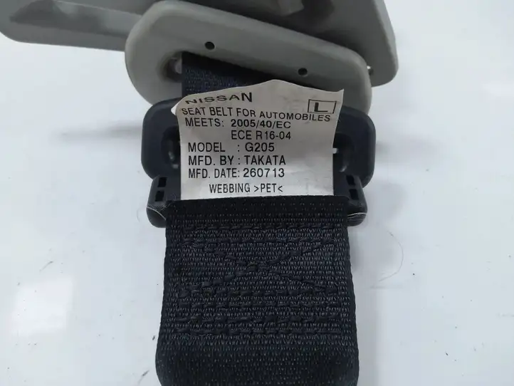 Nissan Qashqai (2006 - 2010) 89845EY10A Задний ремень безопасности — фото 2