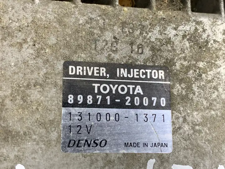 Toyota Avensis T250 (2006 - 2009) 8987120070 Блок управления форсунками — фото 2