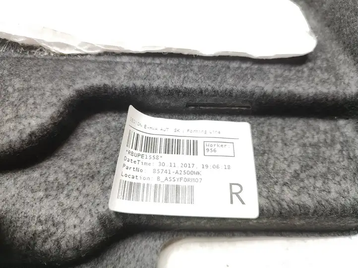 Kia Ceed (2015 - 2018) 85741A2500WK Обшивка стойки у окна — фото 3