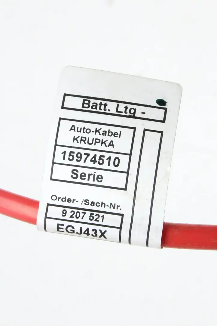 BMW X1 E84 (2009 - 2015) 9207520 Плюсовой провод аккумулятора — фото 4