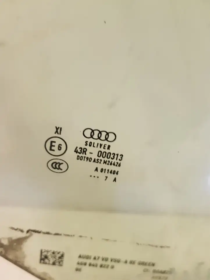 Audi A7 S7 4G (2014 - 2018) 4G8845022D Стекло передней двери — фото 3