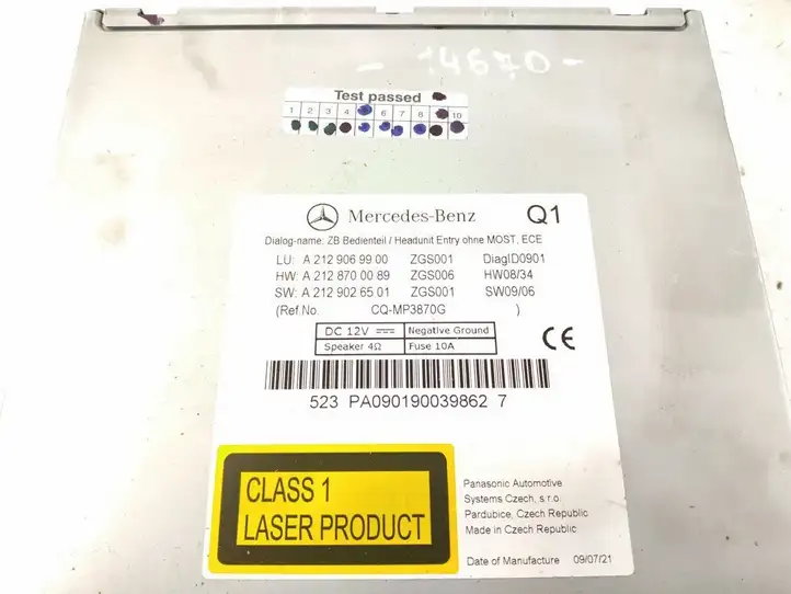 Mercedes-Benz E W212 (2009 - 2016) DALISID1889 Магнитола / мультимедийная система — фото 7
