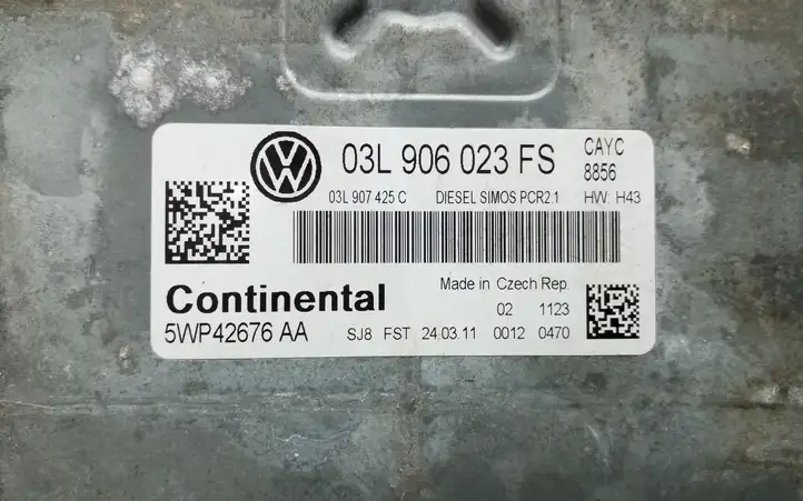 Volkswagen PASSAT B7 (2011 - 2014) 03L906023FS Блок управления двигателем (ECU) — фото 2