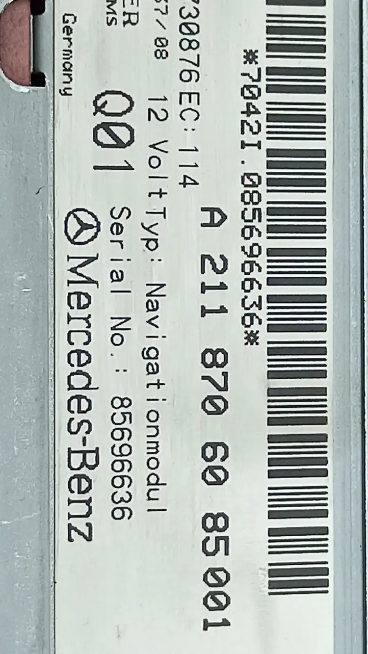 Mercedes-Benz E W211 (2002 - 2009) A2118706085 Навигационный привод CD/DVD — фото 11