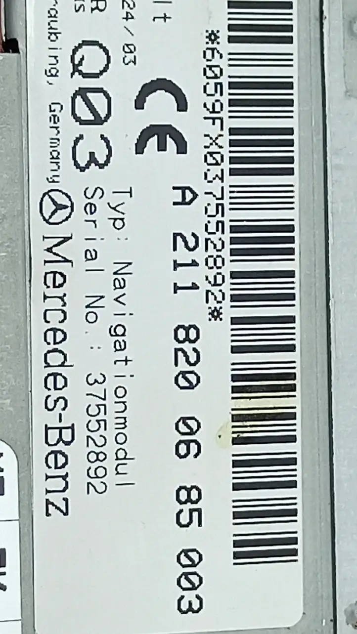 Mercedes-Benz E W211 (2002 - 2009) A2118200685 Навигационный привод CD/DVD — фото 8