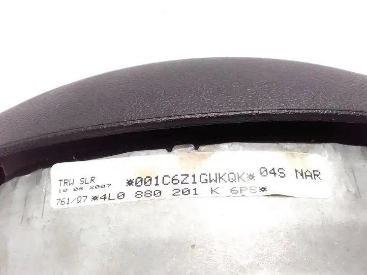 Audi Q7 4L (2005 - 2009) 4L0880201K Подушка безопасности руля — фото 4