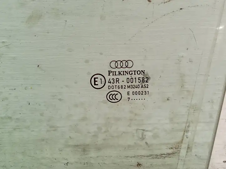 Audi Q7 4L (2005 - 2009) 43R001582 Стекло передней двери — фото 3