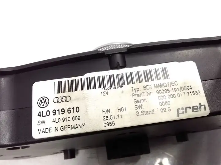 Audi Q7 4L (2005 - 2009) 4L0919610 Контроллер мультимедийной системы — фото 5
