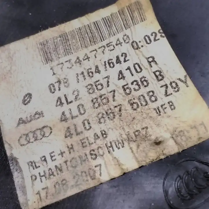Audi Q7 4L (2005 - 2009) 4L0857410B Боковое зеркало с электроприводом — фото 7
