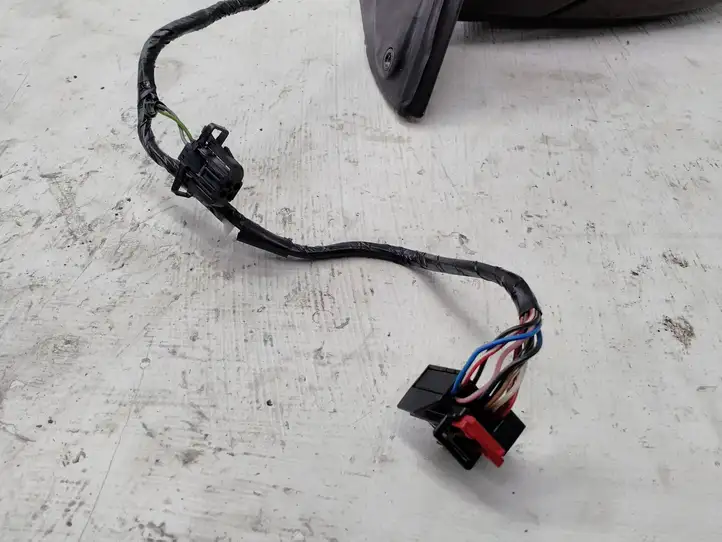 Audi Q7 4L (2005 - 2009) 4L0857410B Боковое зеркало с электроприводом — фото 8