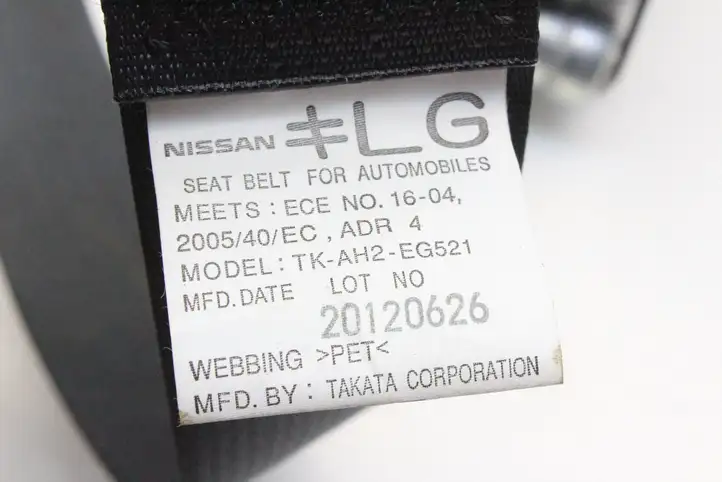 Nissan 370Z (2008 - 2014) TKAH2EG521 Передний ремень безопасности — фото 6