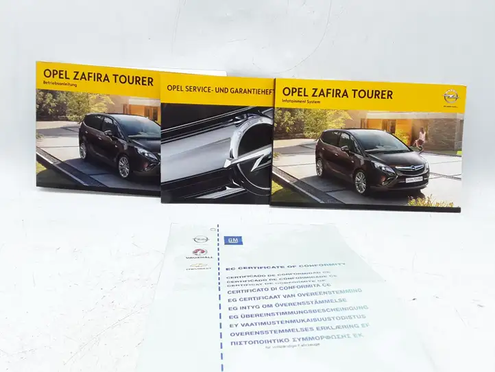 Opel Zafira B (2008 - 2014) Руководство пользователя — фото 3