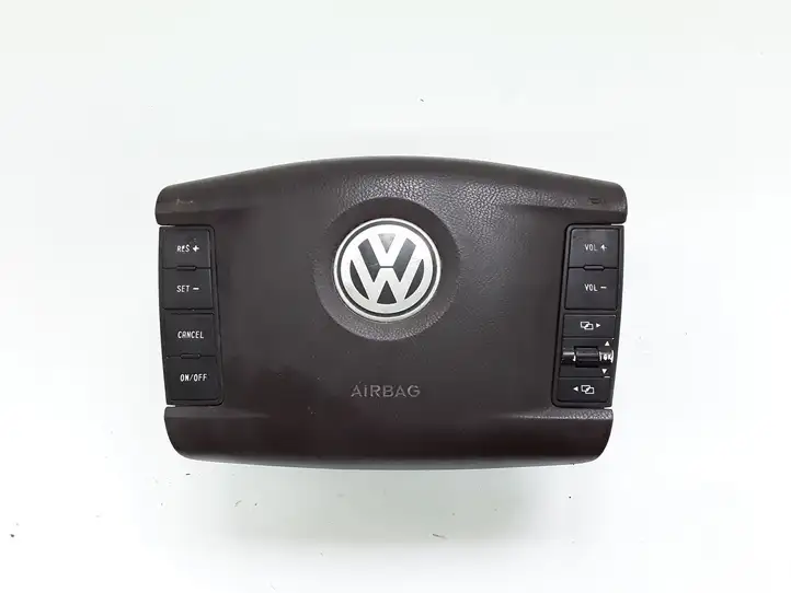 Volkswagen Touareg I (2002 - 2010) 7L6880201DA Подушка безопасности руля — фото 1