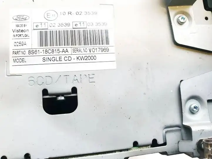 Ford Transit - Tourneo Connect (2009 - 2017) 8s6118c815aa Магнитола / мультимедийная система — фото 3