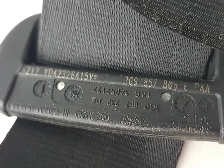Volkswagen PASSAT B8 (2015 - ) 3G9857806E Задний ремень безопасности — фото 5