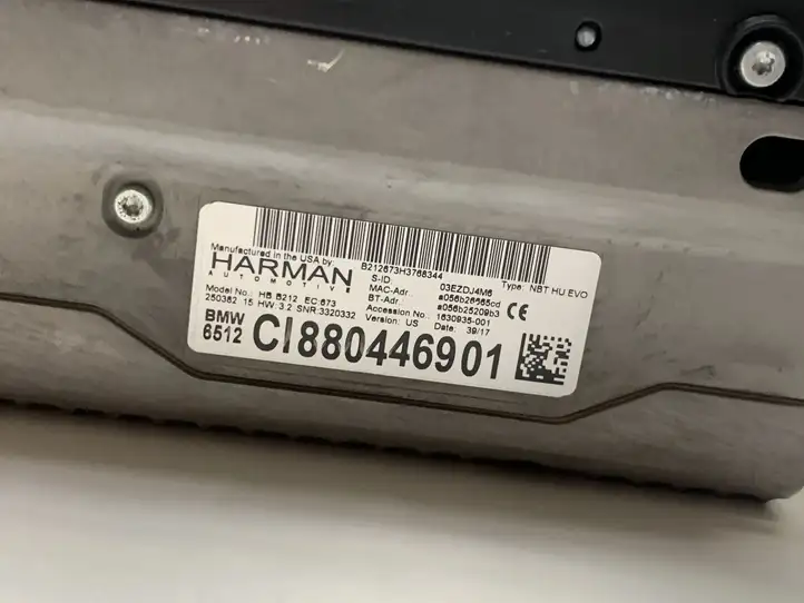 BMW 5 G30 G31 (2016 - ) 6844225 Магнитола / мультимедийная система — фото 4