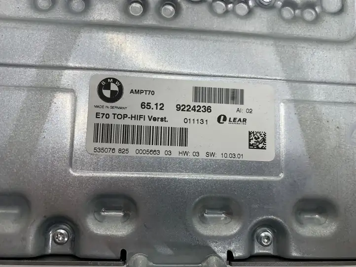 BMW X5 E70 (2006 - 2013) 9224236 Усилитель звука — фото 8