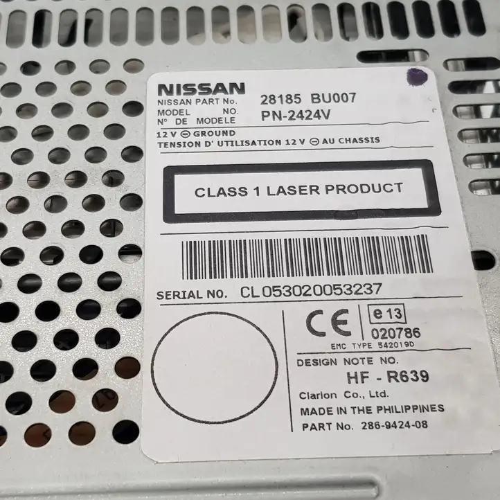 Nissan Almera Tino (2000 - 2003) 286942408 Магнитола / мультимедийная система — фото 9