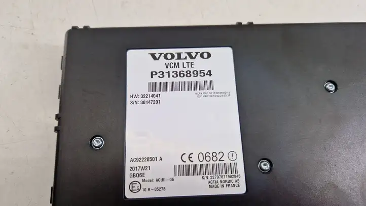 Volvo S90, V90 (2016 - 2020) 31368954 Блок GSM — фото 5