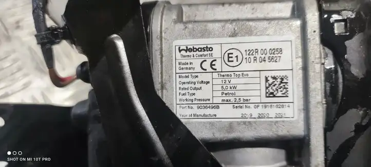 Volvo S90, V90 (2016 - 2020) 31694777 Топливные трубки Webasto — фото 2