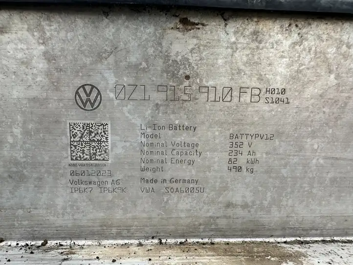 Volkswagen ID.4 (2020 - ) 0Z1915910FB Аккумулятор гибридного / электрического автомобиля — фото 9