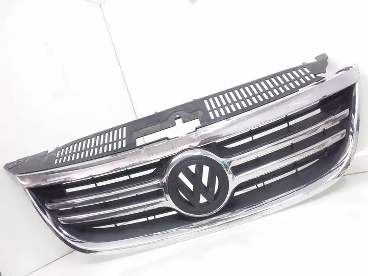 Volkswagen Tiguan (2007 - 2011) 5N0853653A Верхняя решетка радиатора — фото 1