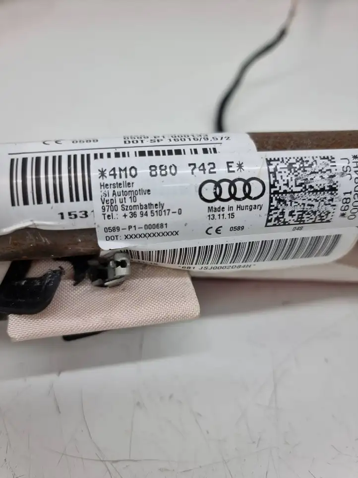Audi Q7 4M (2015 - ) 4m0880742e Боковая подушка безопасности шторка — фото 4