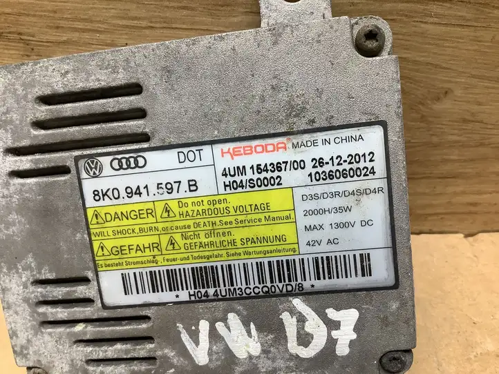 Volkswagen PASSAT B7 (2011 - 2014) 8K0941597B Блок розжига ксенона — фото 3