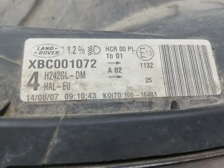 Land Rover Discovery 3 - LR3 (2004 - 2009) XBC001072 Передняя фара — фото 2
