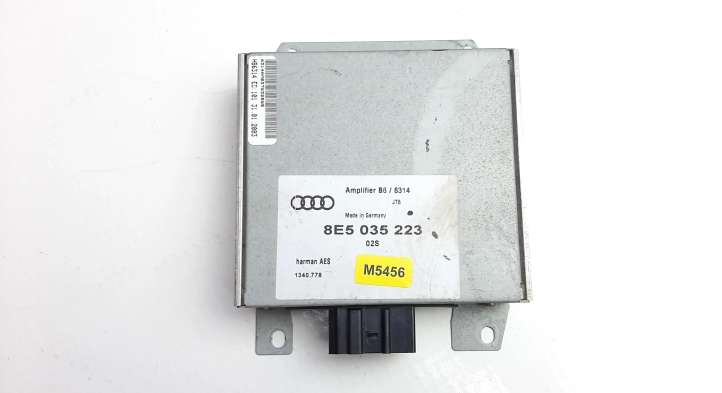 8E5035223 Audi A4 S4 B6 8E 8H Garso stiprintuvas