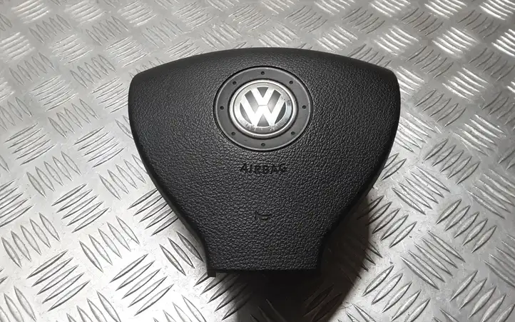 Volkswagen Golf Plus (2004 - 2008) 1K0880201BJ Подушка безопасности руля — фото 1