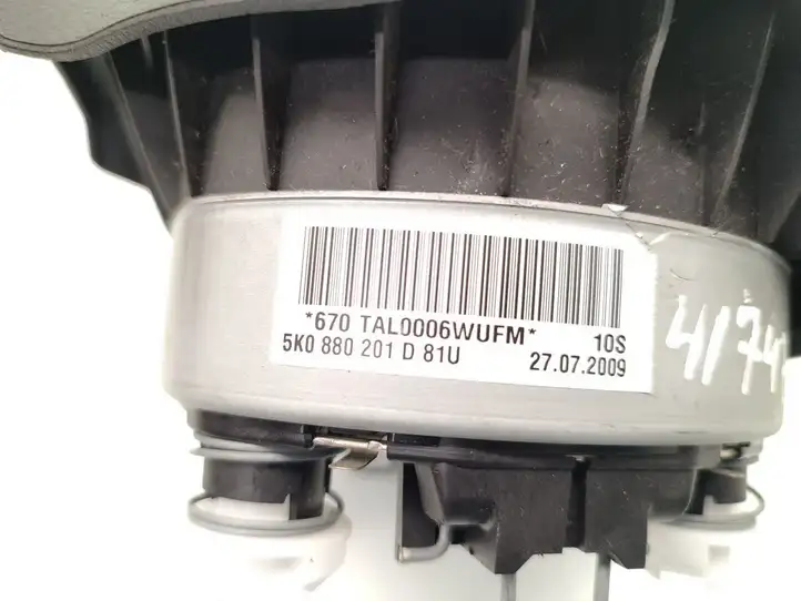 Volkswagen Golf VI (2009 - 2013) 5K0880201D Подушка безопасности руля — фото 6