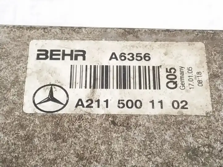 Mercedes-Benz E W211 (2002 - 2009) Интеркулер — фото 3